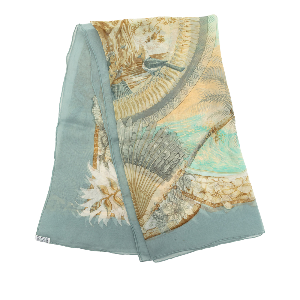 Pre-Loved Hermes Aloha Silk Scarf 90